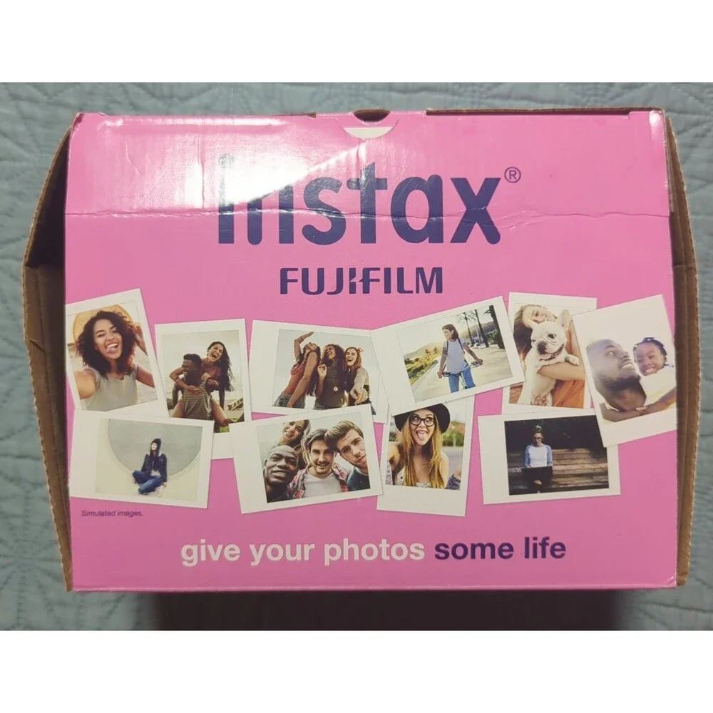 Fujifilm Instax Mini 7S Instant Light Pink Camera Bundle Tested and Works